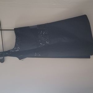 Black evening plus size dress